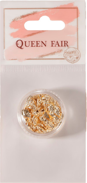 Изображение товара Фольга для дизайна ногтей Queen Fair Золото / QF 2294149