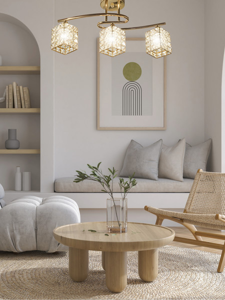 Изображение товара Люстра Aitin-Pro НПБ 02-3x60-101 / 96555/3 (золото)