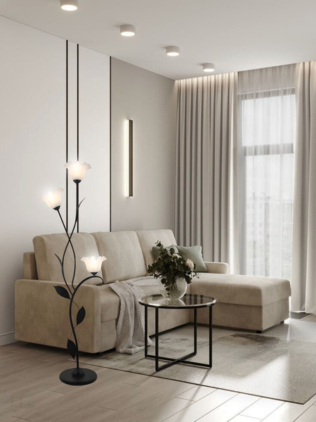 Изображение товара Торшер Aitin-Pro НТБ 05-3x40-107 / 10071/3 (черный)