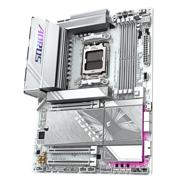 Изображение товара Материнская плата Gigabyte X870E Aorus Elite WiFi7 Ice