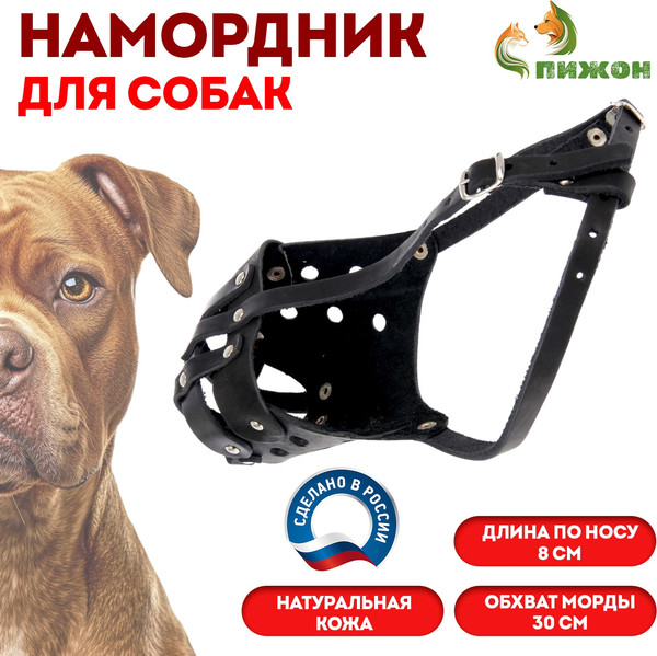 Изображение товара Намордник для собак Sima-Land 1613482 (черный)