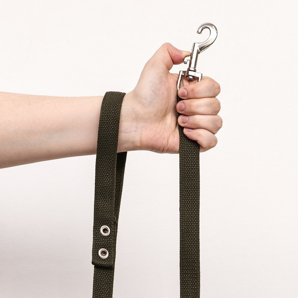 Изображение товара Поводок Sima-Land 1276155 (темно-зеленый)