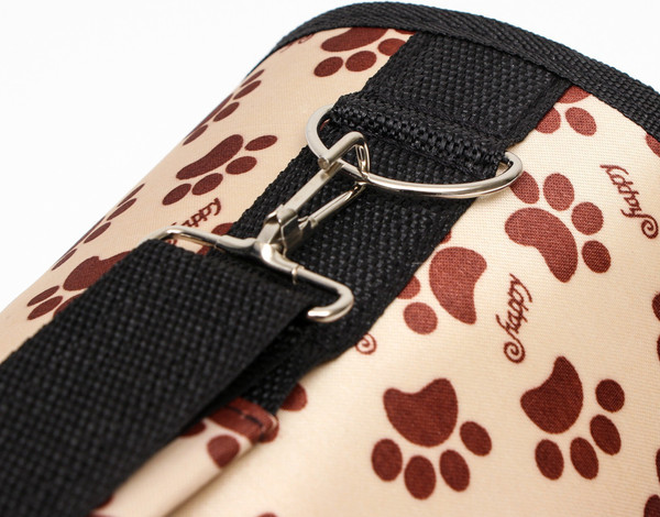 Изображение товара Сумка для животных Sima-Land Лапки Happy / 6971579 (р.S, бежевый)