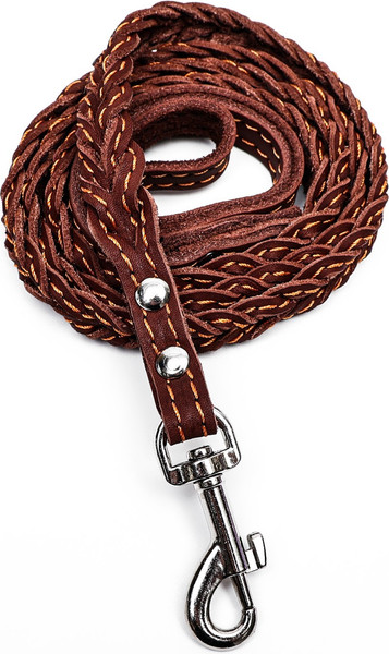 Изображение товара Поводок Sima-Land Коса / 7370465 (коричневый)