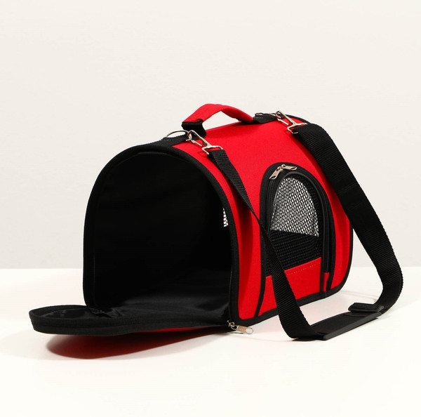 Изображение товара Сумка для животных Sima-Land 2 входа / 2424392 (красный)