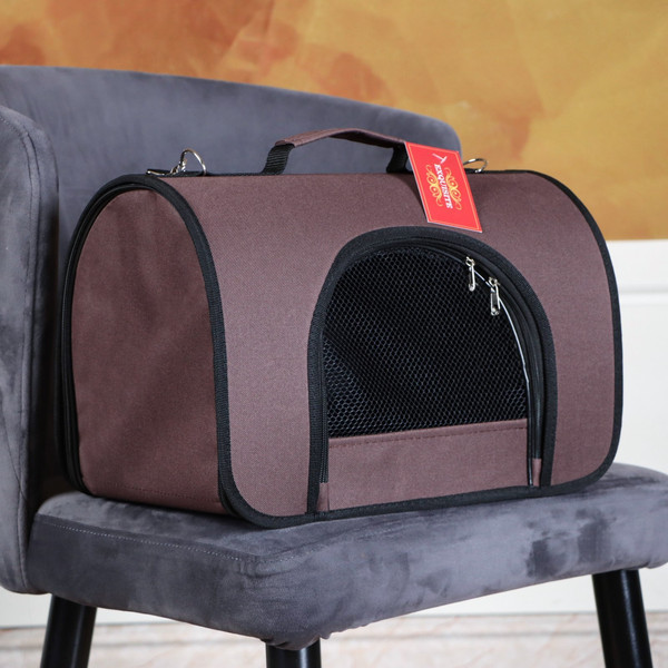 Изображение товара Сумка для животных Sima-Land 2 входа / 6753444 (коричневый)