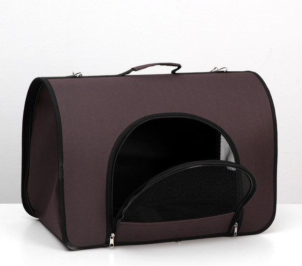 Изображение товара Сумка для животных Sima-Land 2 входа / 6753445 (коричневый)