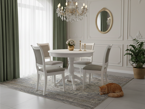 Изображение товара Набор стульев Мебель-Класс  Гармония  (onix 12/белый)