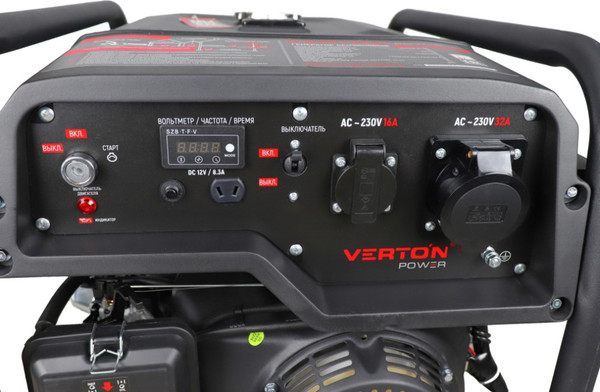 Изображение товара Бензиновый генератор Verton Power GG8500ES / 01.15815.15820