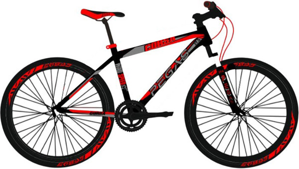 Изображение товара Велосипед PEGAS Corsa 26 (17, черный/красный)