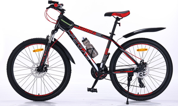 Изображение товара Велосипед PEGAS Corsa 26 (19, черный/красный, разобранный, в коробке)