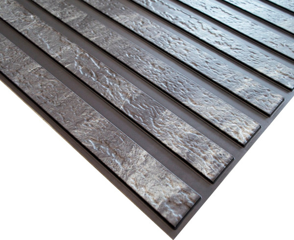 Изображение товара Реечная панель Grace ПВХ Серый гранит (970х500мм)