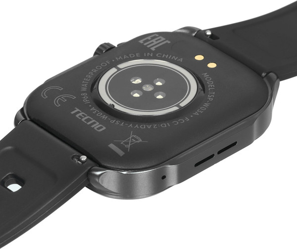 Изображение товара Умные часы Tecno Watch 3 Active TSP-W03A (черный)