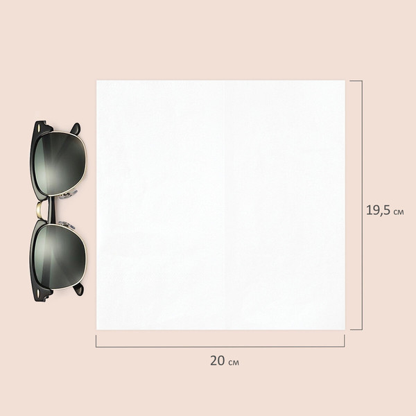 Изображение товара Бумажные салфетки Laima Косметические / 126909 (100шт)