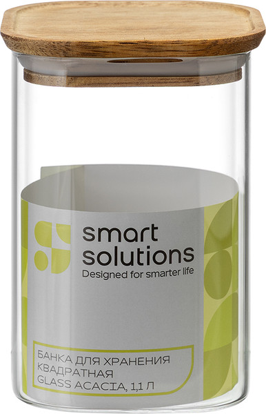 Изображение товара Емкость для хранения Smart Solutions Glass Acacia SS0000350