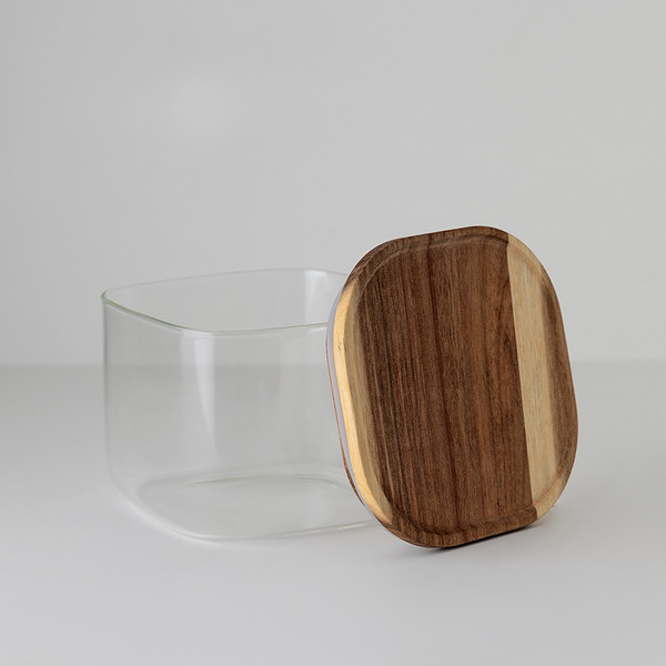 Изображение товара Емкость для хранения Smart Solutions Glass Acacia SS0000345