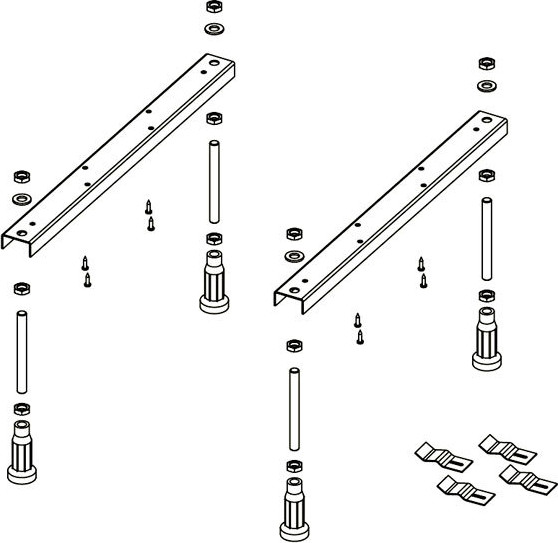 Изображение товара Ванна акриловая Riho Dola 160 R / B045001005+207093 (с ножками)