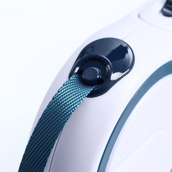 Изображение товара Поводок-рулетка Sima-Land 1741424 (серый/синий)