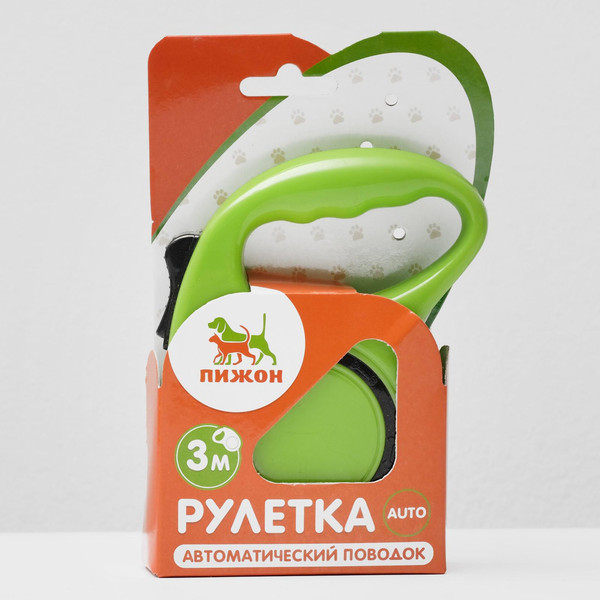 Изображение товара Поводок-рулетка Sima-Land 1211864 (зеленый)