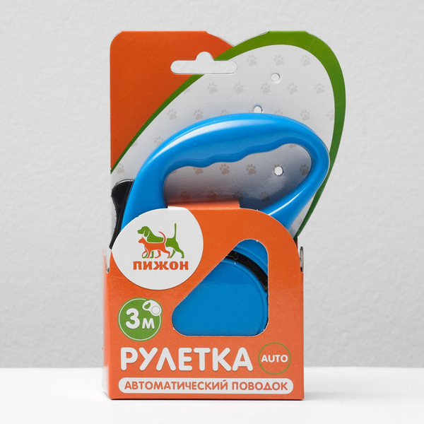 Изображение товара Поводок-рулетка Sima-Land 1211863 (синий)