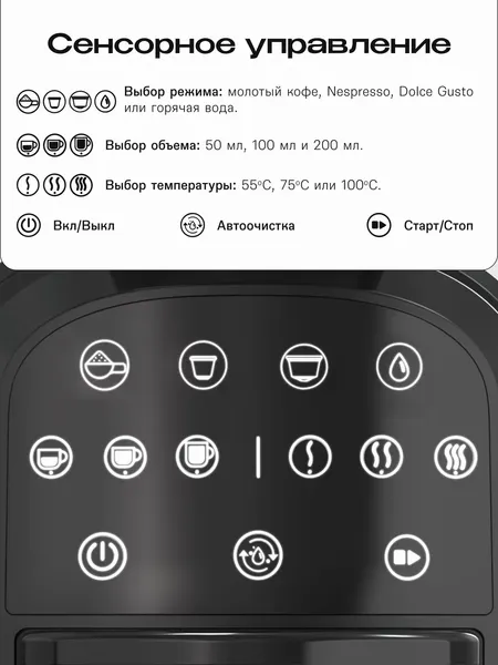 Изображение товара Капсульная кофеварка RAGEX R408-000 (черный)