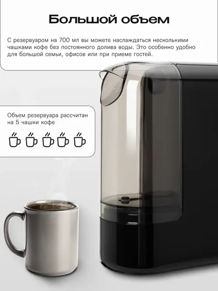 Изображение товара Капсульная кофеварка RAGEX R408-000 (черный)