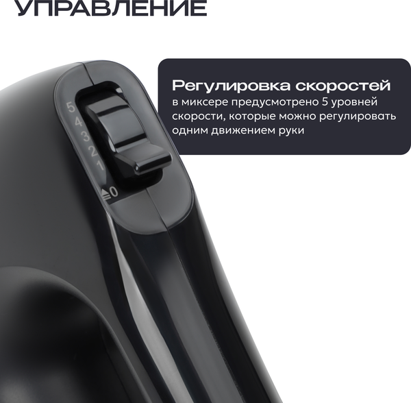 Изображение товара Миксер ручной RAGEX R007-000 (черный)