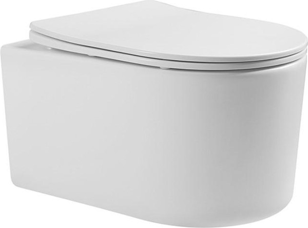 Изображение товара Унитаз подвесной с инсталляцией Grado GD-W204T + GROHE Rapid SL 38721001 (с кнопкой смыва)