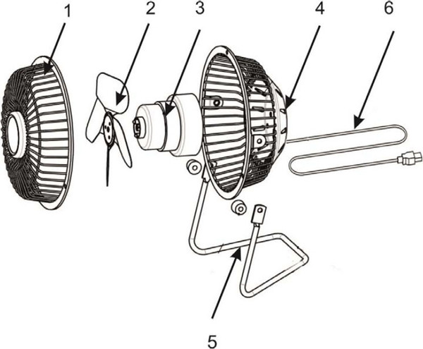 Изображение товара Вентилятор Centek CT-5040 (черный)