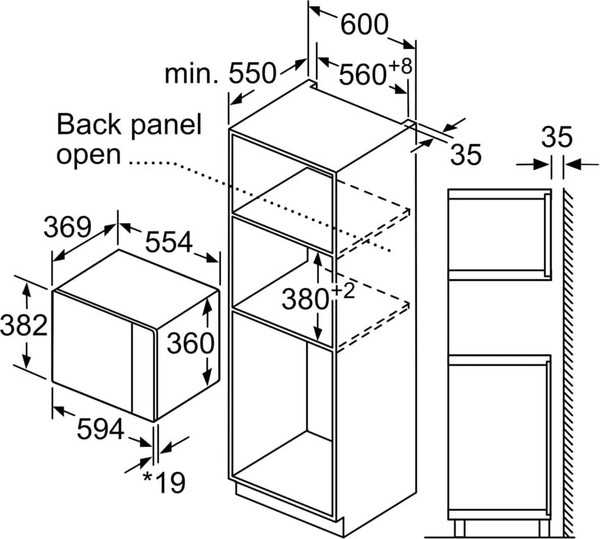 Изображение товара Микроволновая печь Bosch BEL554MW2