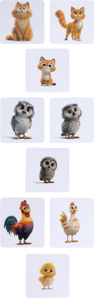 Изображение товара Настольная игра Baby Toys МЕМО Мама, папа и малыш / 05952