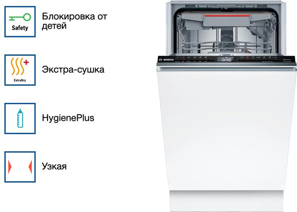Изображение товара Посудомоечная машина Bosch SPV4HMX55Q