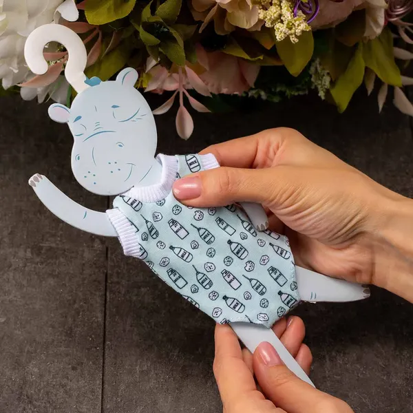 Изображение товара Аксессуар для куклы Magic Manufactory Боди с коротким рукавом для куклы 19см (милк)