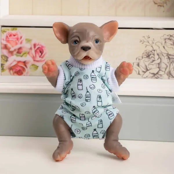 Изображение товара Аксессуар для куклы Magic Manufactory Боди с коротким рукавом для куклы 19см (милк)