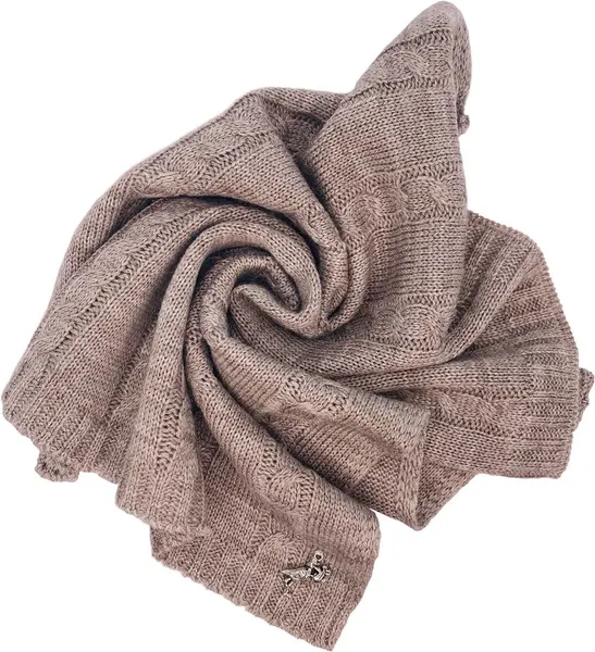 Изображение товара Аксессуар для куклы Magic Manufactory Плед Стильная коса для куклы 19см (коричневый)