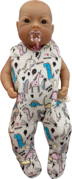 Изображение товара Аксессуар для куклы Magic Manufactory Ползунки Комбо для куклы 19см (дино)