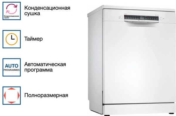 Изображение товара Посудомоечная машина Bosch Serie 4 SMS4IMW62Q