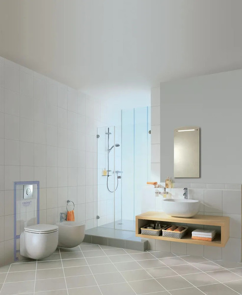 Изображение товара Унитаз подвесной с инсталляцией Grado GD-W203T + GROHE Rapid SL 38721001 (с кнопкой смыва)