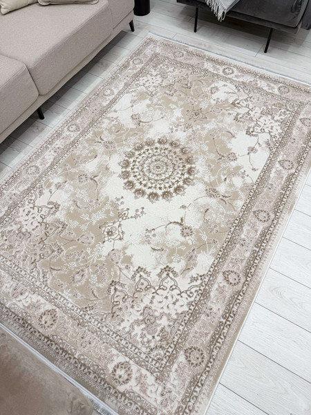 Изображение товара Ковер Radjab Carpet Лайла Прямоугольник PB02M (3x4, Light Beige)