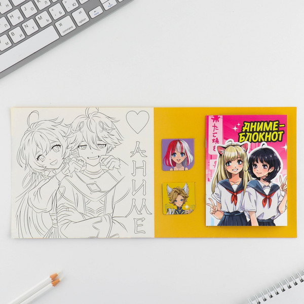 Изображение товара Набор канцелярский подарочный ArtFox Аниме / 10027078