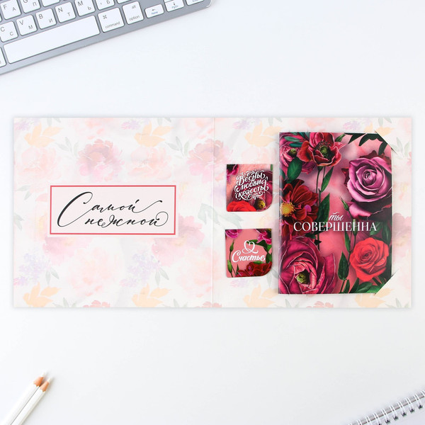 Изображение товара Набор канцелярский подарочный ArtFox Цветущего счастья / 9224722