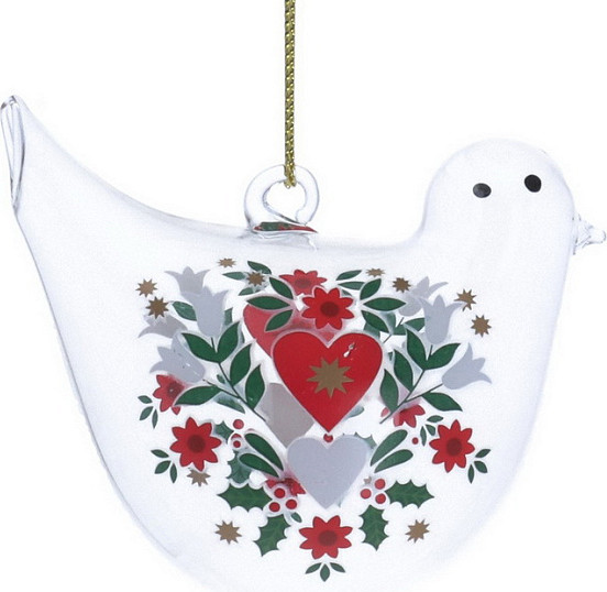 Изображение товара Елочная игрушка Gisela Graham Alpine Christmas Альпийская птица / 00499