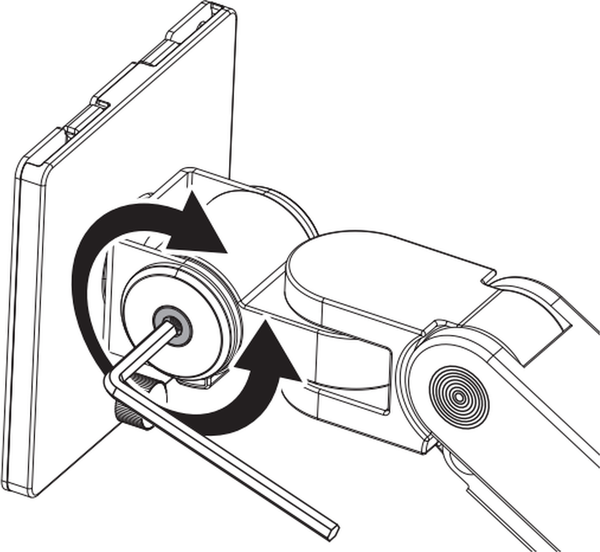 Изображение товара Кронштейн для монитора Ergosmart Heavy-Duty Lux (полированный алюминий)