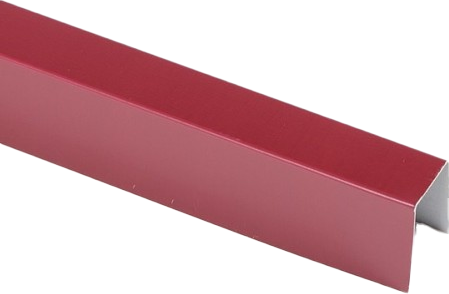 Изображение товара Планка торцевая Белзабор П-образная 20 на МП-20 (красный)
