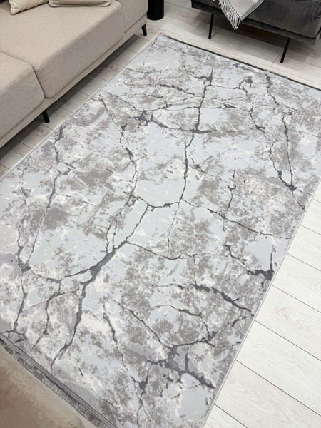Изображение товара Ковер Radjab Carpet Лайла Прямоугольник UK98A (1.6x3, Gray)