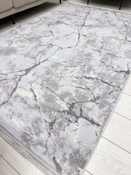 Изображение товара Ковер Radjab Carpet Лайла Прямоугольник UK98A (1.6x3, Gray)