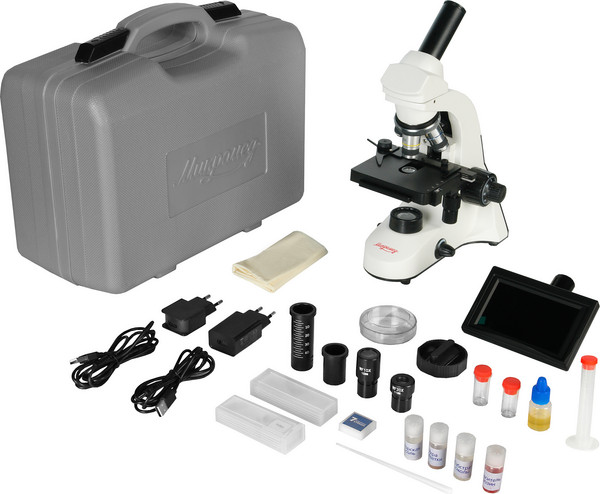 Изображение товара Микроскоп цифровой Микромед С-11 вар. 3B LСD в кейсе / 32808