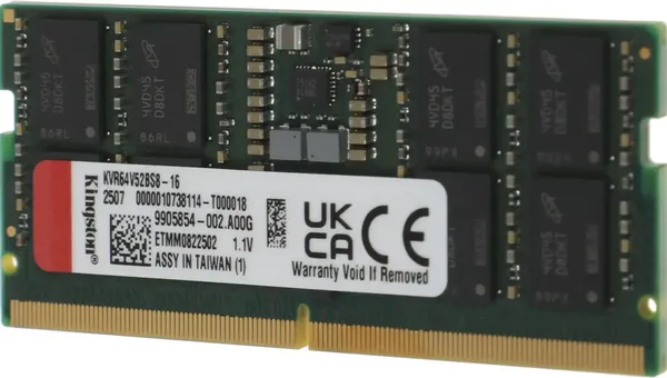 Изображение товара Оперативная память DDR5 Kingston KVR64V52BS8-16