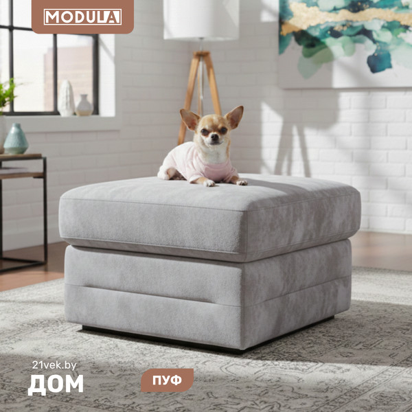 Изображение товара Пуф MODULA Гольф с нишей (гранд 29 олдрозе)