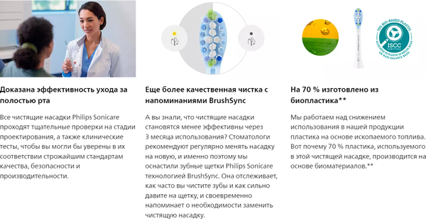 Изображение товара Набор насадок для зубной щетки Philips HX9044/87